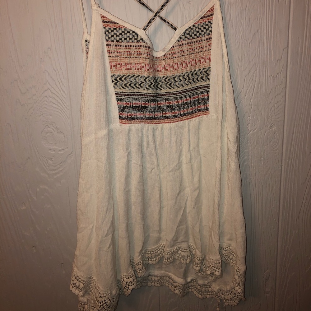 white dressy tank top